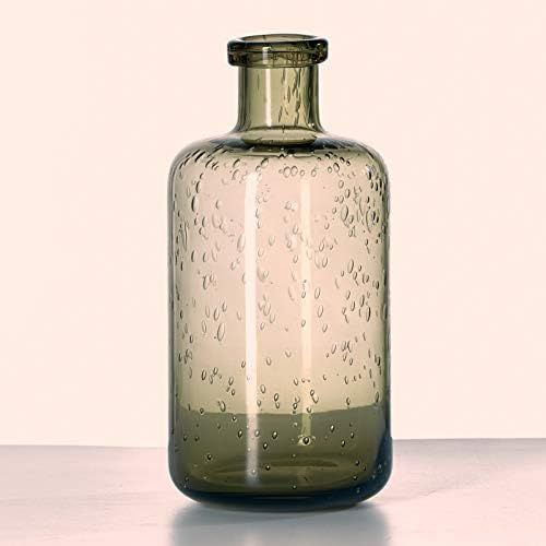 KIANG Handmade Bud Glass Vases , Pack of 1, Modern Simple Style Flower Vase for Home Shelf Decor ... | Amazon (US)