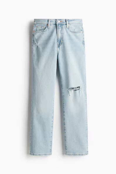 H & M - Ultra High Rise Mom Jeans - Blue | H&M (US + CA)