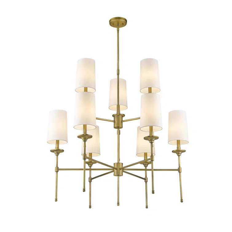 Hayse 9 - Light Dimmable Tiered Chandelier | Wayfair North America