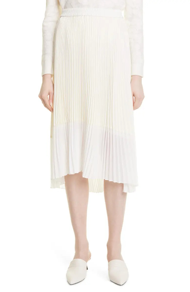 Club Monaco Tonie High-Low Pleated Skirt | Nordstrom | Nordstrom