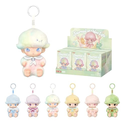 POP MART DIMOO Journal of New Life Series-Vinyl Plush Pendant Blind Box, Collectible Toys Home Decorations, Holiday Birthday Gifts for Girls and Boys, Whole Set | Amazon (US)