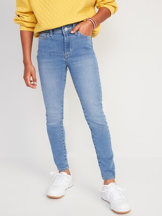 High-Waisted Rockstar 360° Stretch Jeggings for Girls | Old Navy (US)