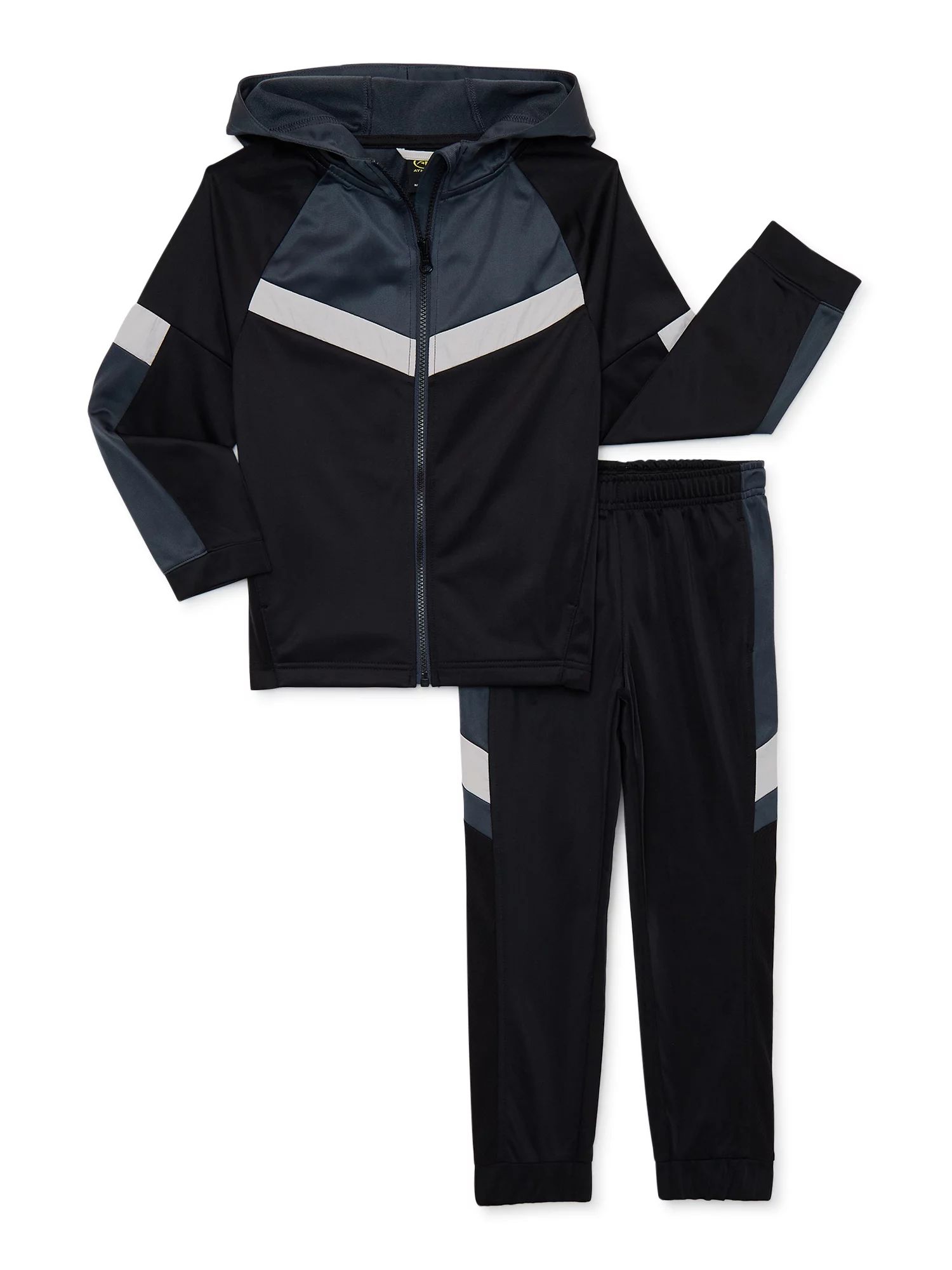 Athletic Works Boys Track Jacket and Tricot Pants, 2-Piece Set, Sizes 4-18 & Husky | Walmart (US)