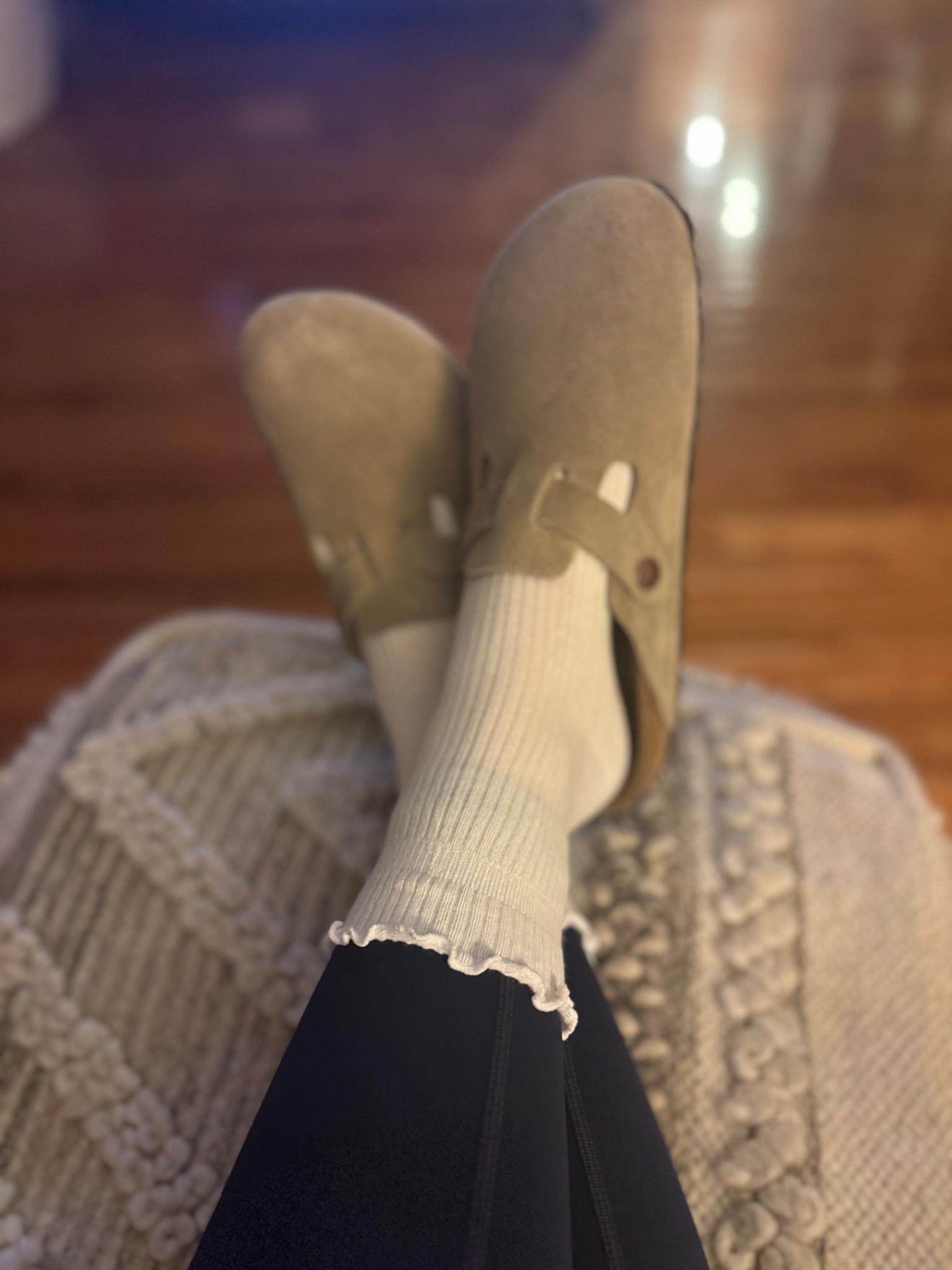 Birkenstock clogs / ruffle socks / leggings / fall outfit 

#LTKSaleAlert #LTKStyleTip #LTKFindsUnder50