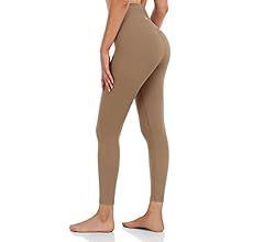 HeyNuts Pure&Plain 7/8 Athletic Leggings for Women Tummy Control Yoga Pants 25'' | Amazon (US)