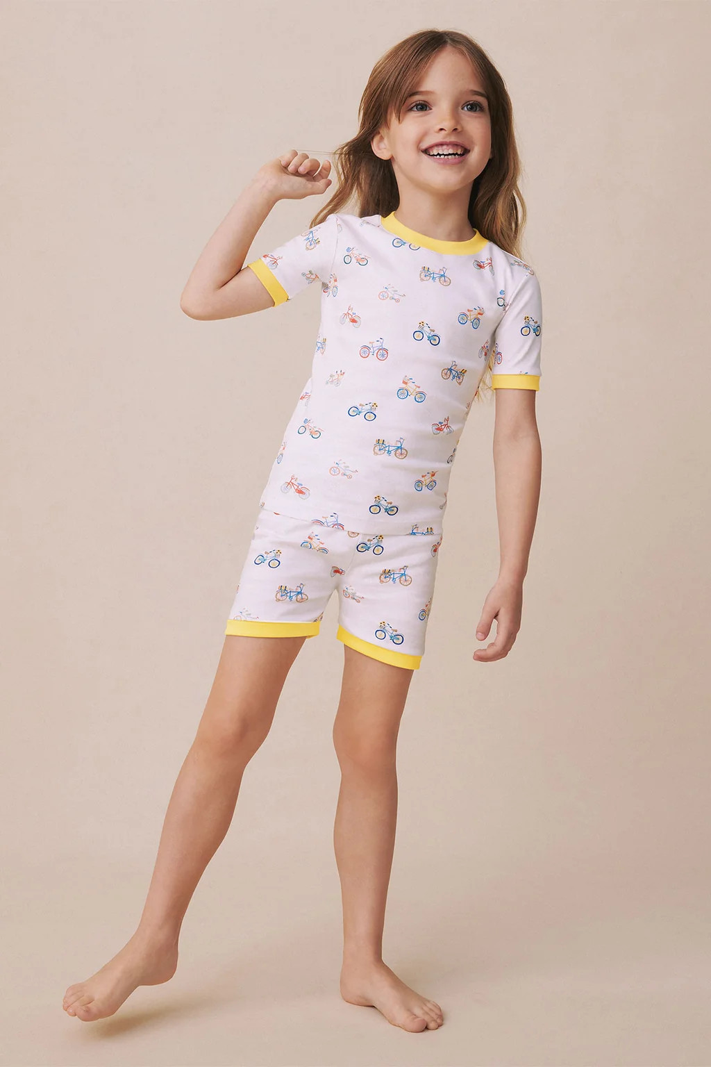 Kids Shorts Set in Bike Excursion | Lake Pajamas