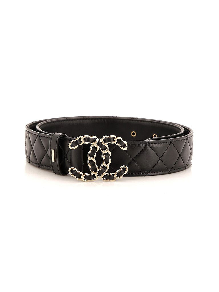 Chanel Leather Belt: Black Accessories | ThredUp