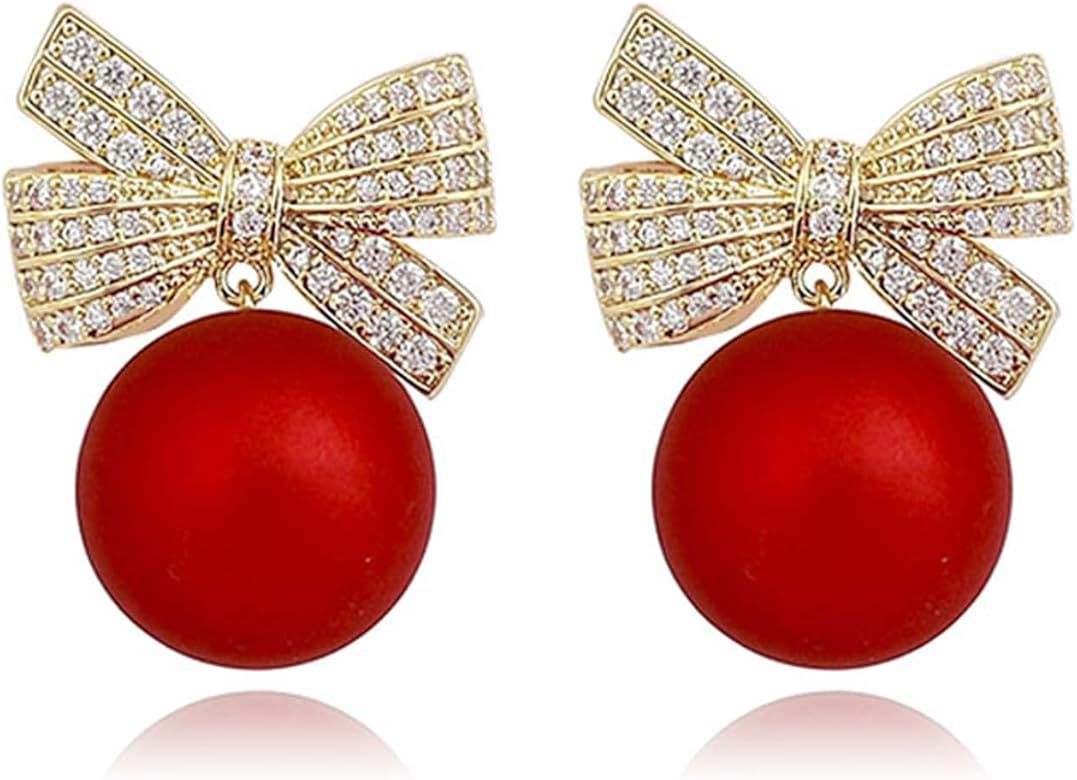 ONLYJUMP Acrylic Christmas Earrings for Women Girls Cut Acrylic Animals Earrings Christmas Tree G... | Amazon (US)