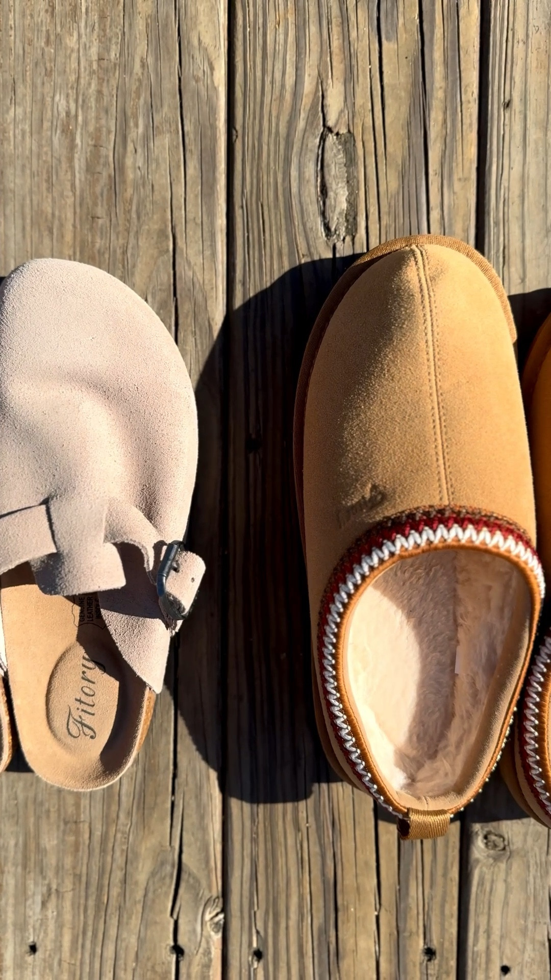 Cozy shoe girl season is officially here 🧸✨
Obsessed with these two @fitory_official styles from Amazon the softest suede, comfy footbed, and that effortless everyday vibe I love. Perfect with lounge sets, errands, school drop-off… literally everything.

Which pair is your fave? 🤎👟