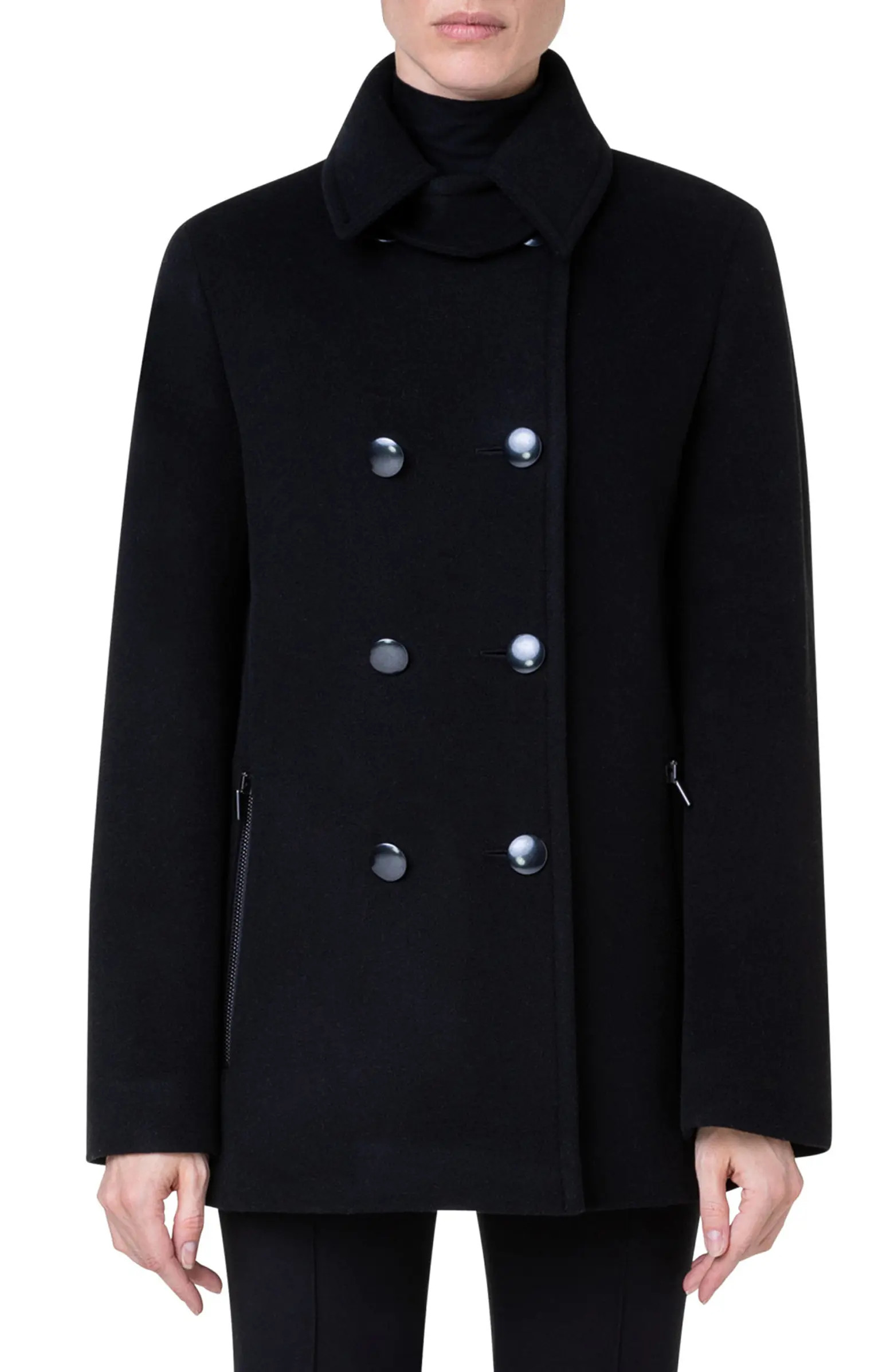 Wool Blend Peacoat | Nordstrom