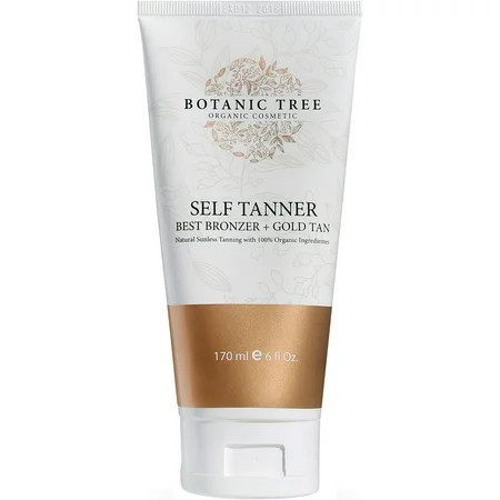 Botanic Tree Self Tanner, Sunless Tanner Organic and Natural, Sunless Tanning Lotion for Body and Fa | Walmart (US)