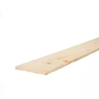 1 in. x 10 in. x 6 ft. Premium Kiln-Dried Square Edge Whitewood Common Board | The Home Depot