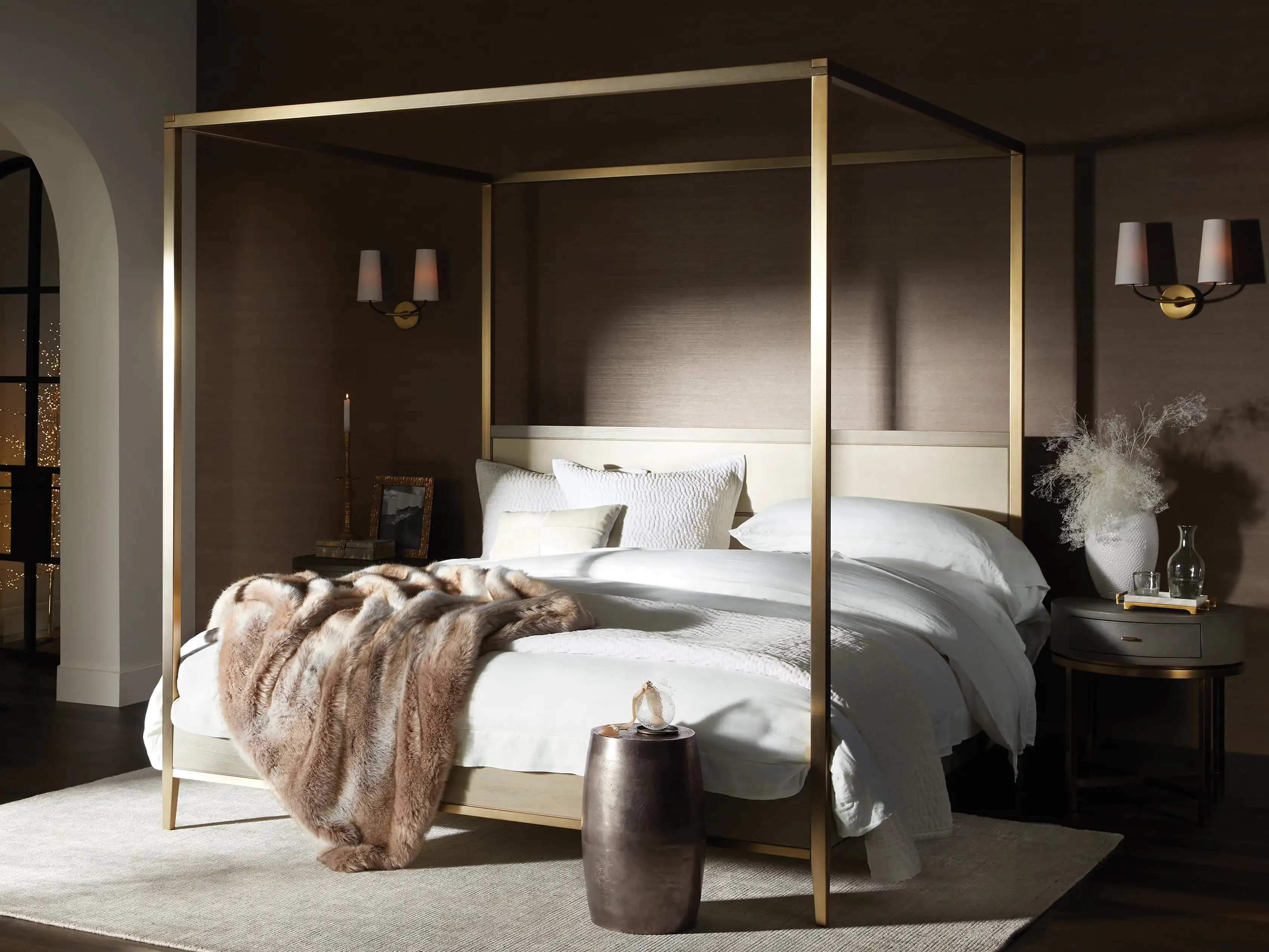 Luxe Faux Fur Throw | Arhaus