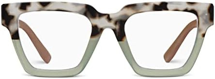 Oprah's Favorite Things Take a Bow Oversized Square Blue Light Blocking Reading Glasses | Amazon (US)