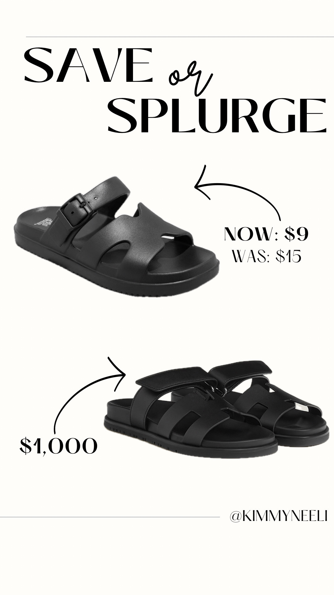 Save or Splurge — get these look alike Hermes sandals for only $9!!!😍

Spring fashion, sandals, resort wear, look for less, dupe, save vs splurge, target fashion, target style


#LTKFindsUnder50 #LTKShoeCrush #LTKSaleAlert