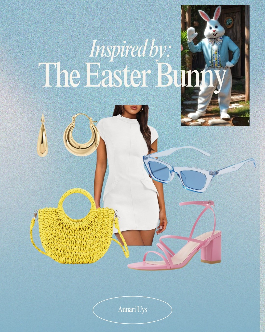 Inspired by: a series 
The Easter Bunny rocks a signature blend of cottagecore charm and pastel flair.

#LTKStyleTip #LTKSeasonal #LTKParties