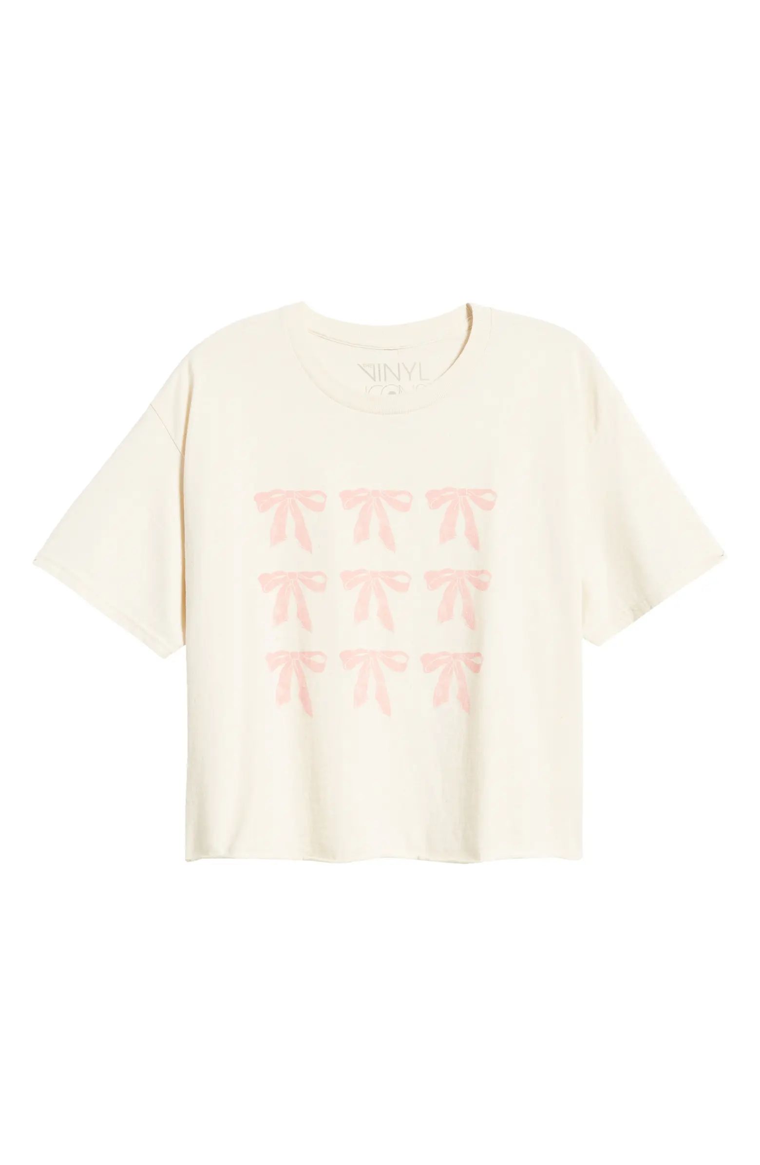 Vinyl Icons Pink Ribbon Graphic T-Shirt | Nordstrom | Nordstrom