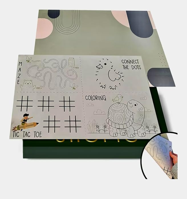 Disposable Paper Placemats for Kids, 50-Pack, Double-Sided Coloring & Activity Placemats, 11 x 17... | Amazon (US)