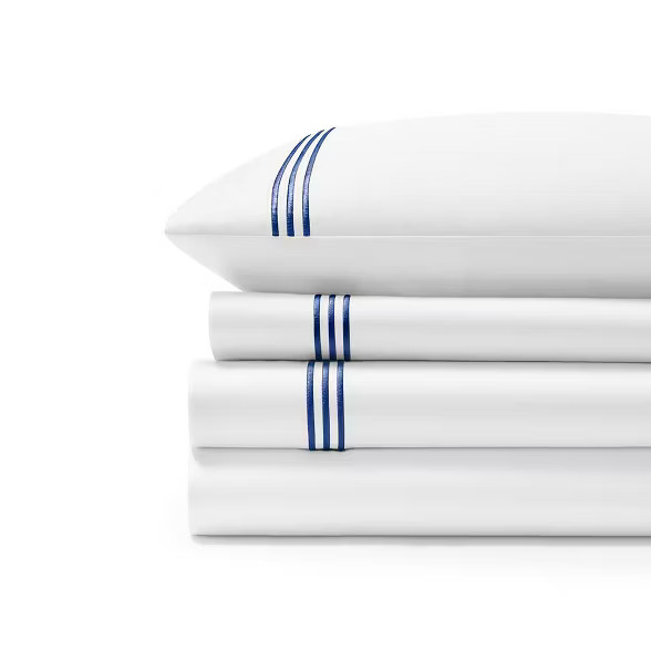 Embroidered Sateen Sheet Set - Standard Textile Home | Target