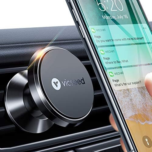 VICSEED Dainty Magnetic Phone Holder for Car Strong Power Magnetic Phone Car Mount Cast-Iron Phon... | Amazon (US)