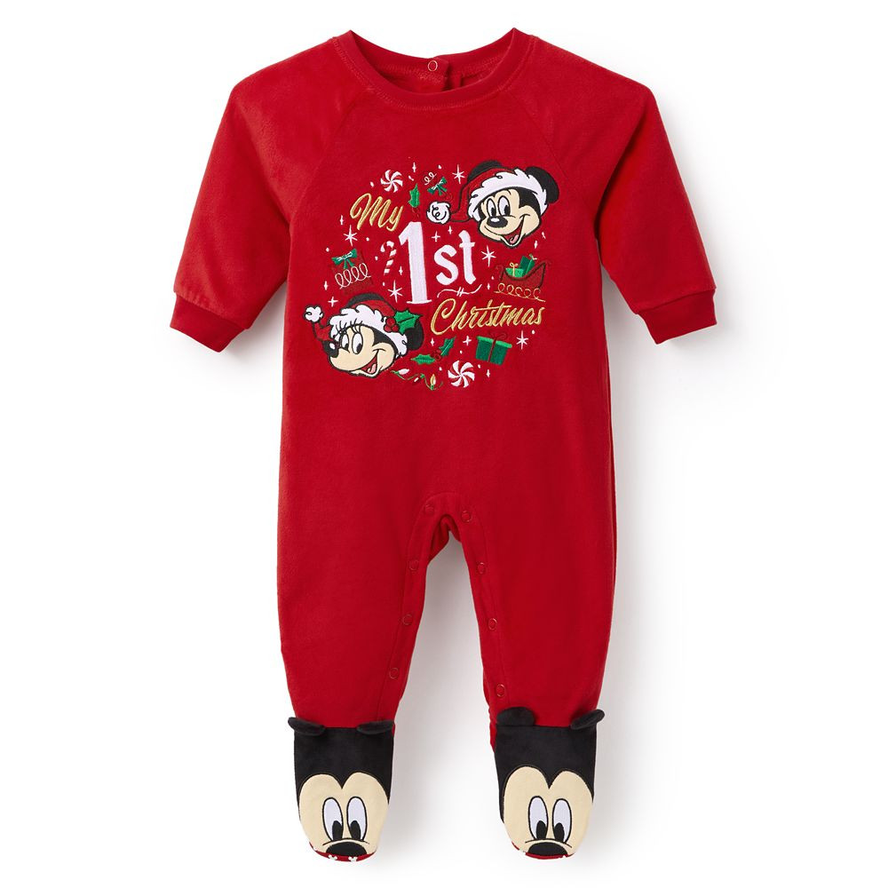 Mickey Mouse My 1st Christmas Holiday Sleeper for Baby | Disney Store