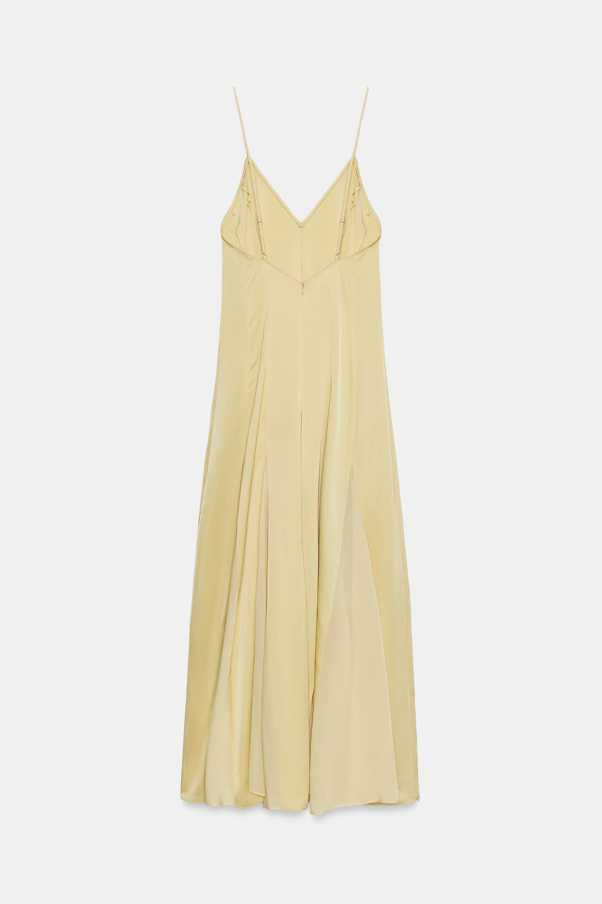 CONTRAST CAMISOLE DRESS | Zara UK