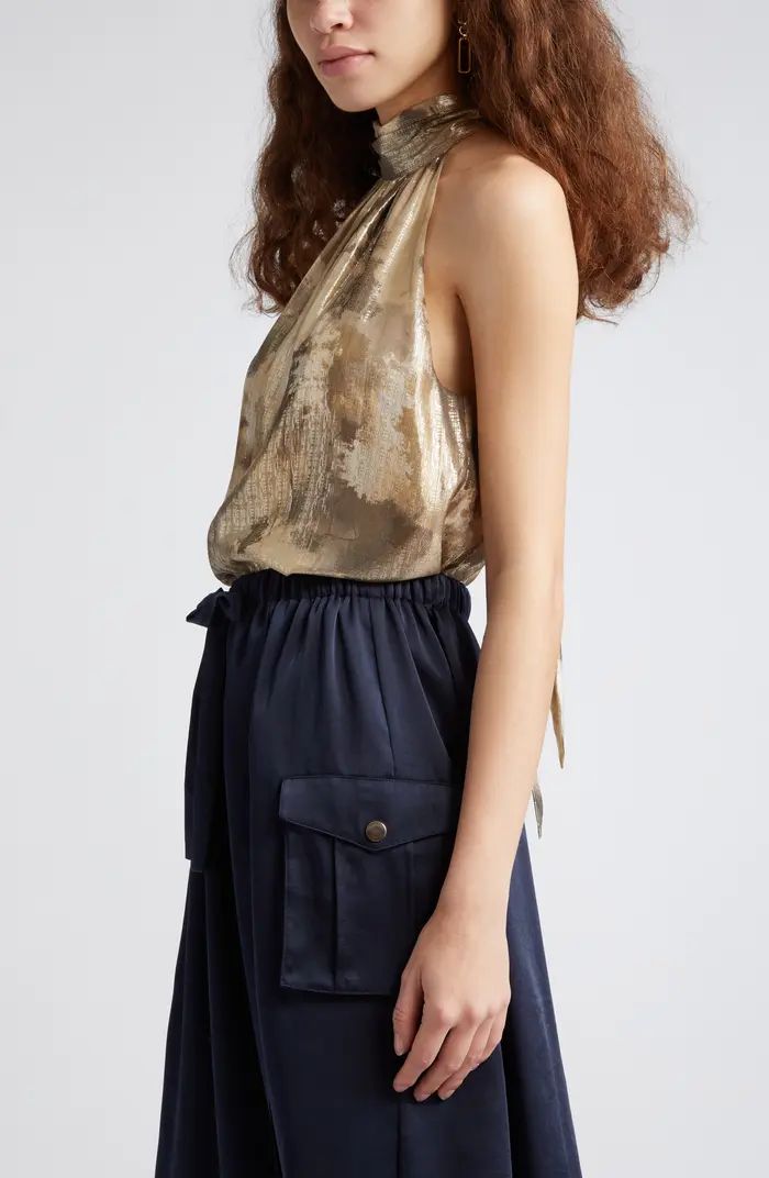 Ramy Brook Arielle Metallic Sleeveless Top | Nordstrom | Nordstrom