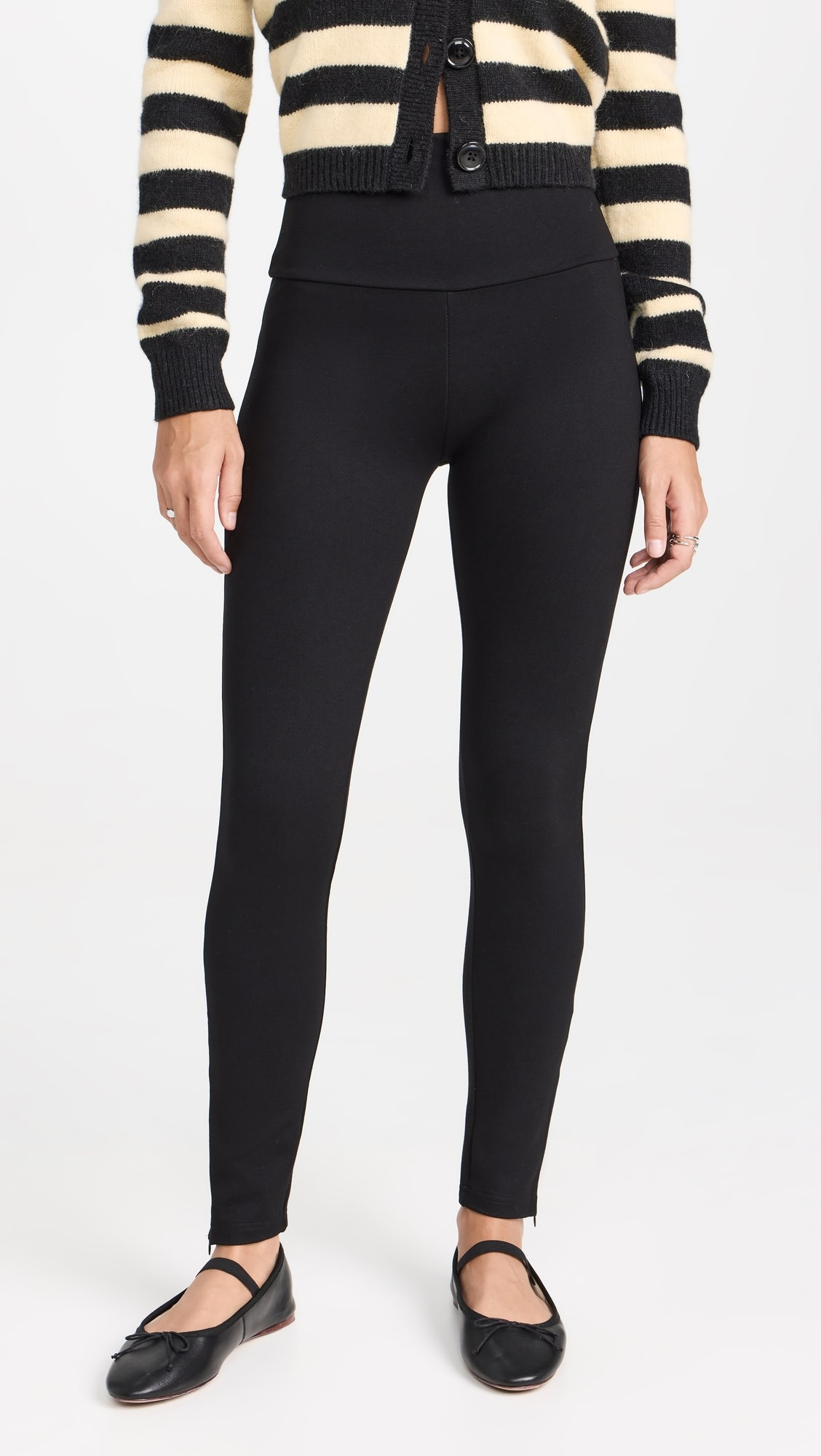 Plush High-Waist Slim Pant W/ Zippers | Shopbop | Shopbop