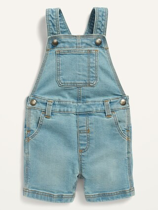 Unisex Light-Wash Jean Shortalls for Baby | Old Navy (US)