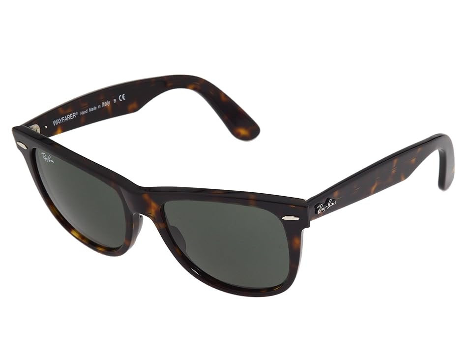 Ray-Ban RB2140 Original Wayfarer 54mm (Tortoise/G-15xlt Lens) Sport Sunglasses | Zappos