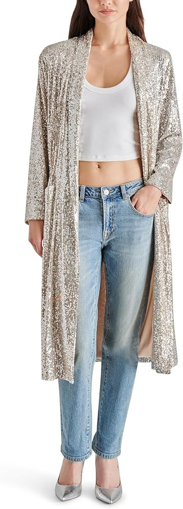 Steve Madden Women's Show Stopper, NYE PARTY LOOK, Dressy Sequin Outfit | Amazon (US)