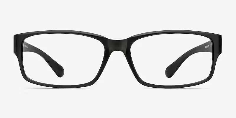 Apollo Rectangle Matte Gray Glasses for Men | Eyebuydirect | EyeBuyDirect.com