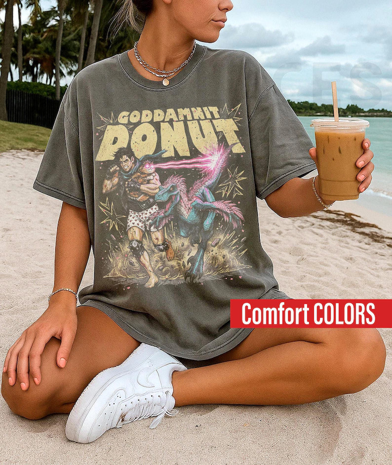 Comfort Colors Dungeon Crawler Carl Donut Mongo Shirt, Dungeon Crawler Carl Donut and Carl T-Shir... | Etsy (Global)