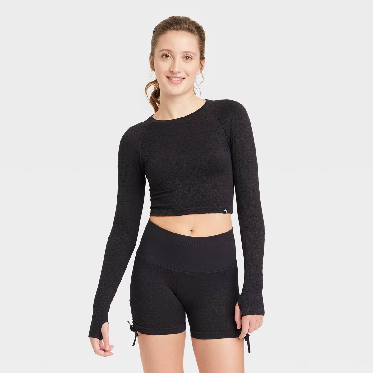 Women's Seamless Crop Long Sleeve Top - JoyLab™ | Target