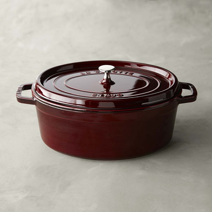 Staub Enameled Cast Iron Oval Dutch Oven | Williams-Sonoma