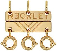 Necklet Triple Layering Clasp (Gold) | Amazon (US)