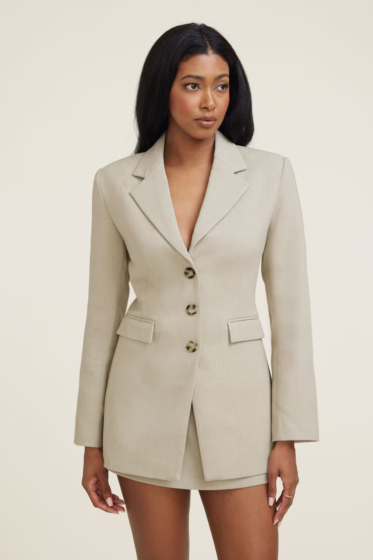 Nipped Waist Blazer | Dynamite Clothing