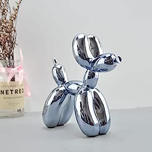 Amazon.com: Balloon Dog 9.8 x 3.5 x 9.8 inch Crafts Electroplating Sculpture Home Decorations Mod... | Amazon (US)