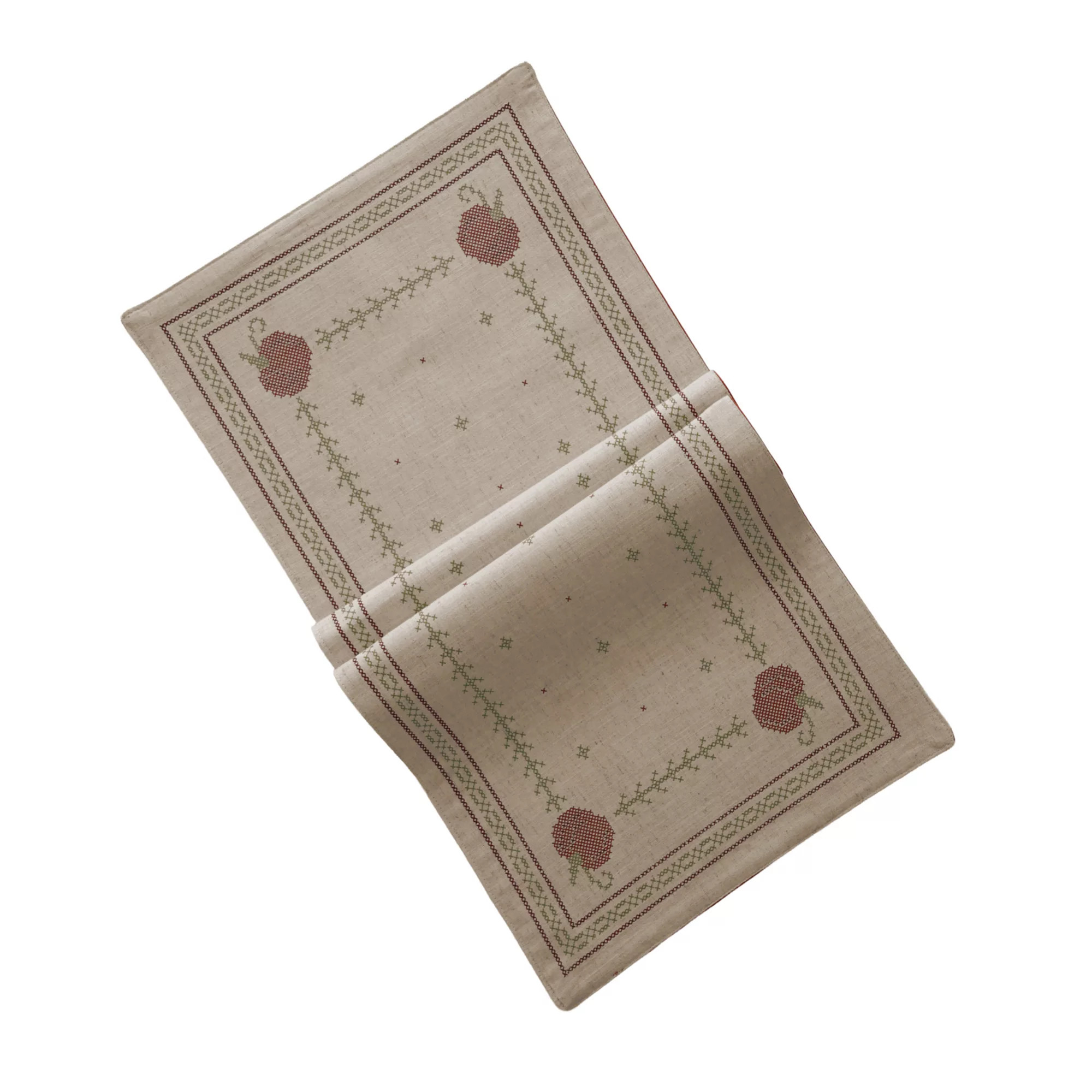 Celebrate Together™ Fall Faux Embroidery Pumpkin Table Runner, Egret | Kohl's