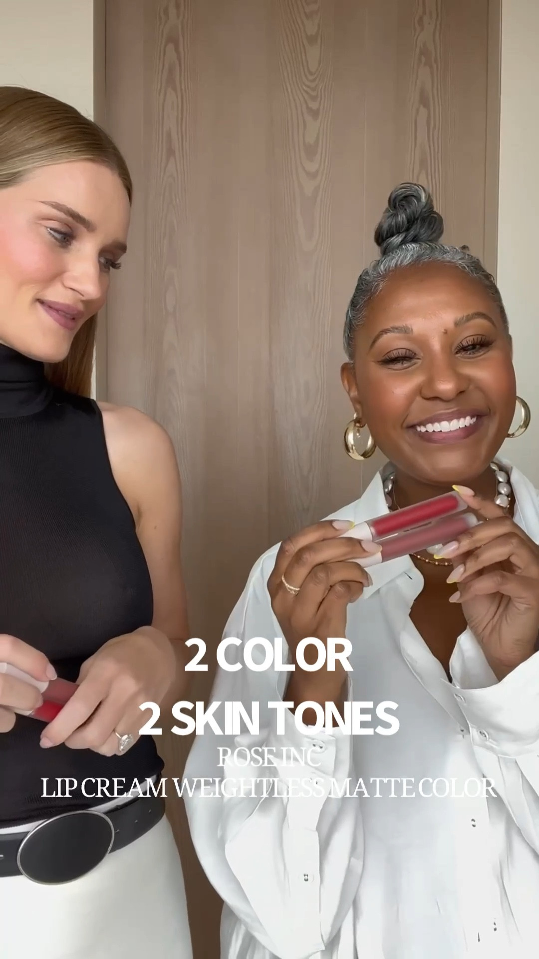 Geeking out cuz I got to meet my style icon Rosie Huntington and try on lippies from her new collection. Which is your fave? Wearing shades Dreamed You and Red Red Rose 💋

#LTKbeauty #LTKunder50