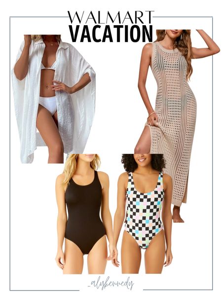 Walmart vacation style, vacation outfits, summer outfit, coverup, swimsuit, one piece

#LTKstyletip #LTKswim #LTKtravel