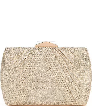 Landry Pleated Lurex Tweed Minaudiere Clutch | Dillard's | Dillard's