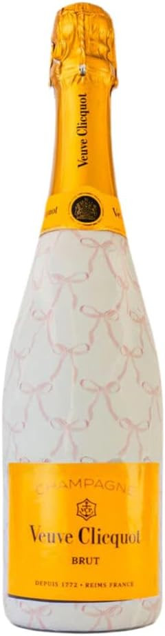 beaubottles Grandmillenial Pink Bows Wrap for Champagne – Veuve Edition – Custom Wine Bottle ... | Amazon (US)