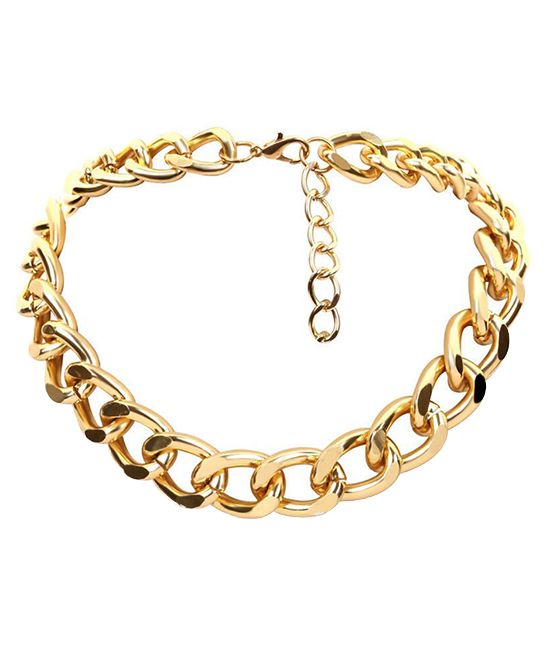 Don't AsK Women's Necklaces Gold - Goldtone Chunky Chain Necklace | Zulily