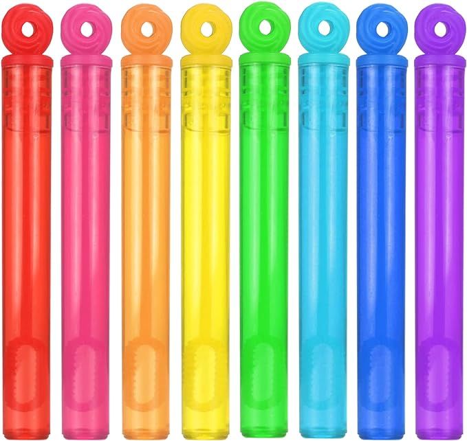 32-Piece 8 Colors Mini Bubble Wands Assortment Party Favors Toys for Kids Child, Christmas Celebr... | Amazon (US)