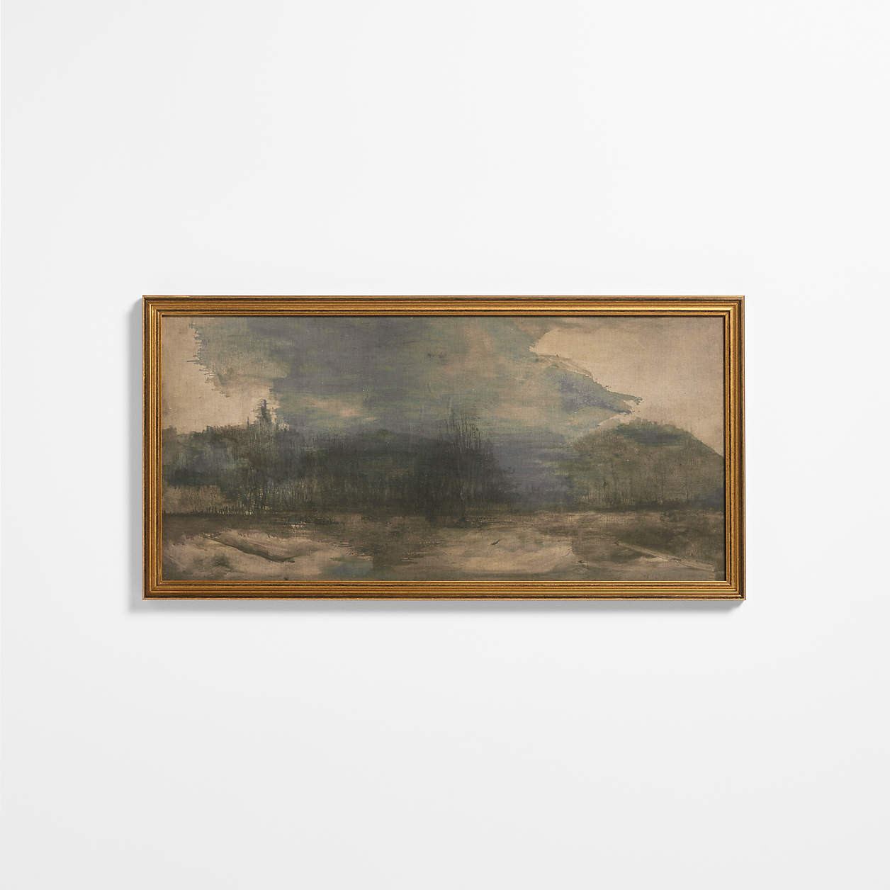 "Intermezzo" by Lillian Winkler 40"x20" Framed Wall Art Print + Reviews | Crate & Barrel | Crate & Barrel