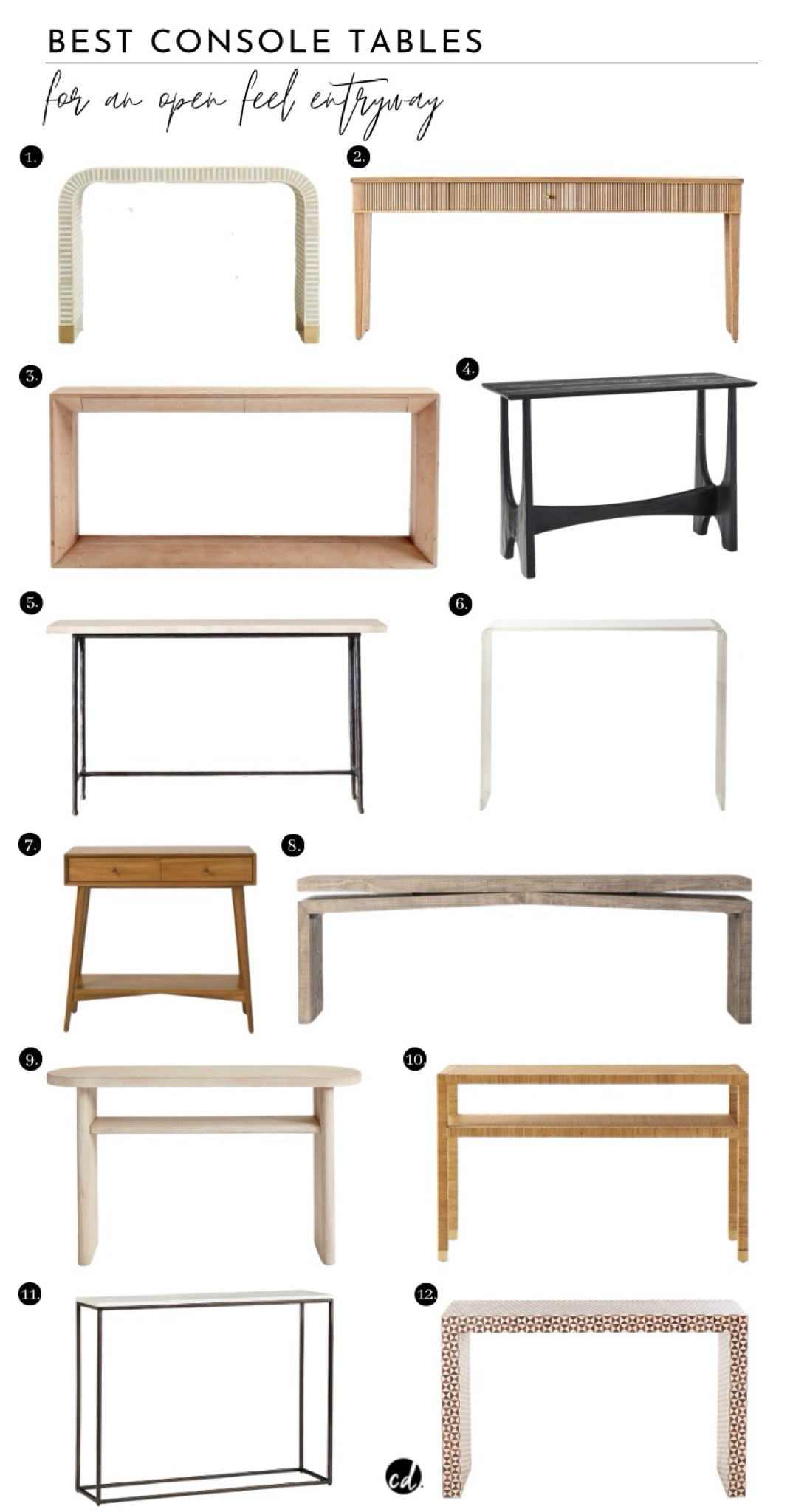 Best Console Tables For Entryway for Open Feel

#LTKHome