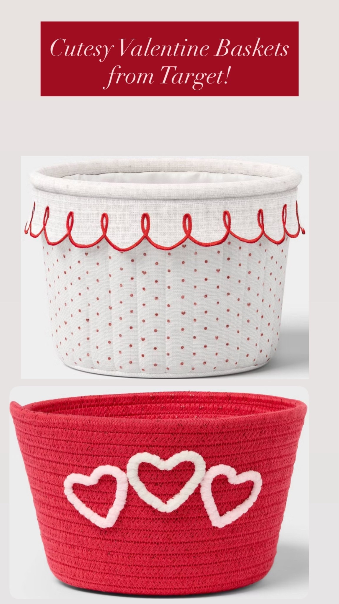 Valentine basket, Valentine finds, valentine decor, target Valentine finds, target Valentine decor 

#LTKKids #LTKFindsUnder50 #LTKSeasonal
