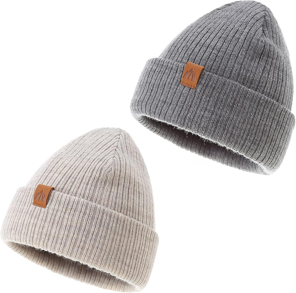 LMLALML Beanie for Toddler Boys Elegant Baby Beanie Knit Winter Hat for Kids | Amazon (US)