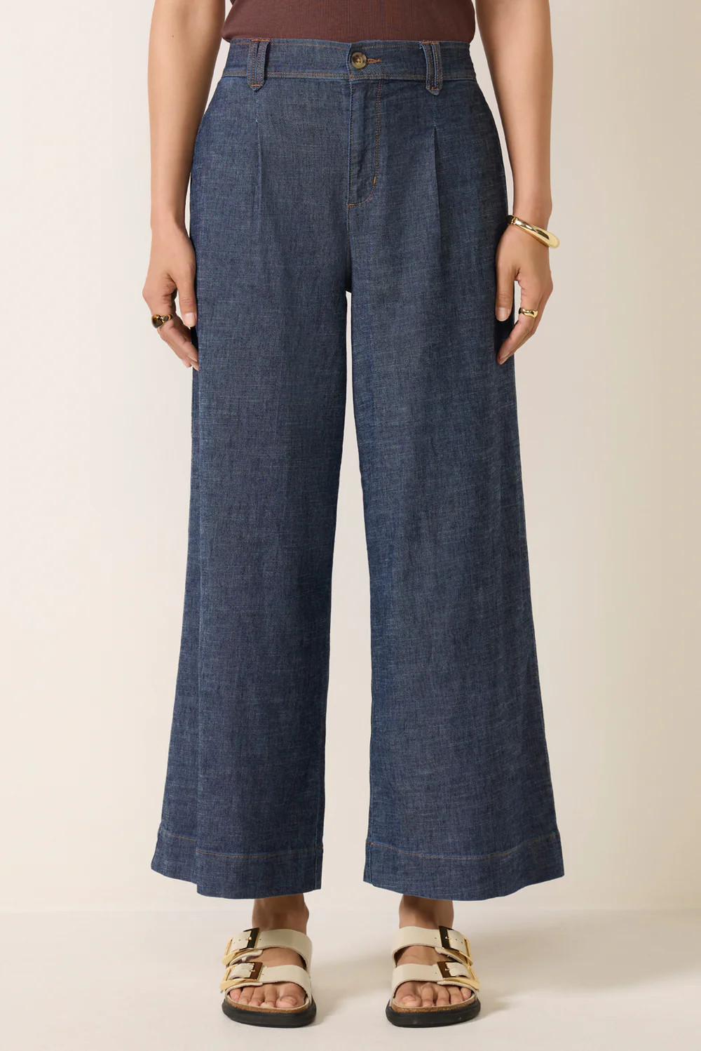 Jenny Pleated Culotte Pant | Evereve